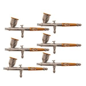 Gravity Feed Double Action Set w/ .25, .38, .66, & 1.05mm heads & 1/8"BSP Adapter